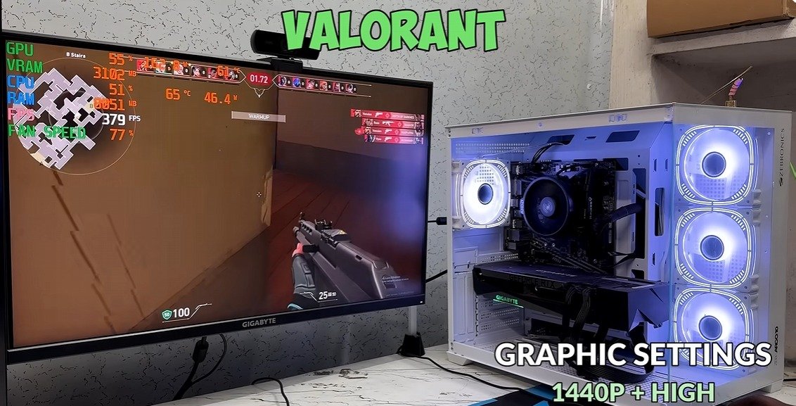RYZEN 5 5500 16 GB RAM 512GB SSD A520 MOTHERBOARD GIGABYTE 750 W 80+ BRONZE POWER GAMING CABINET RTX 3050 6 GB PC PRICE 84999 5 whatsapp image 2026 09 25 at 7.36.51 am